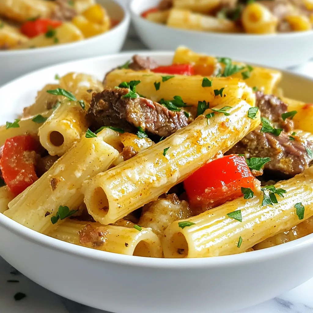 Cajun Steak Rigatoni Flavorful and Savory Meal Idea