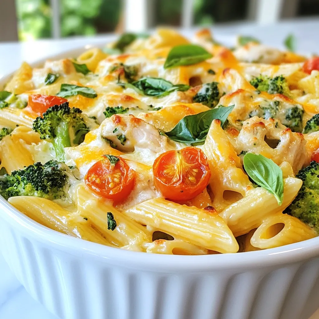 Cheesy Chicken Pasta Bake Simple Family Dinner Dish