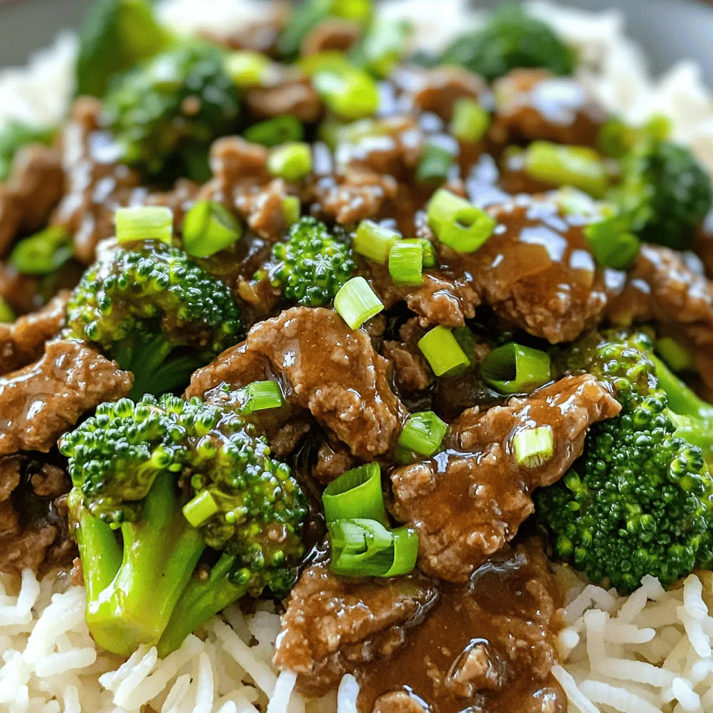 Min Beef And Broccoli Tasty Quick Meal Recipe