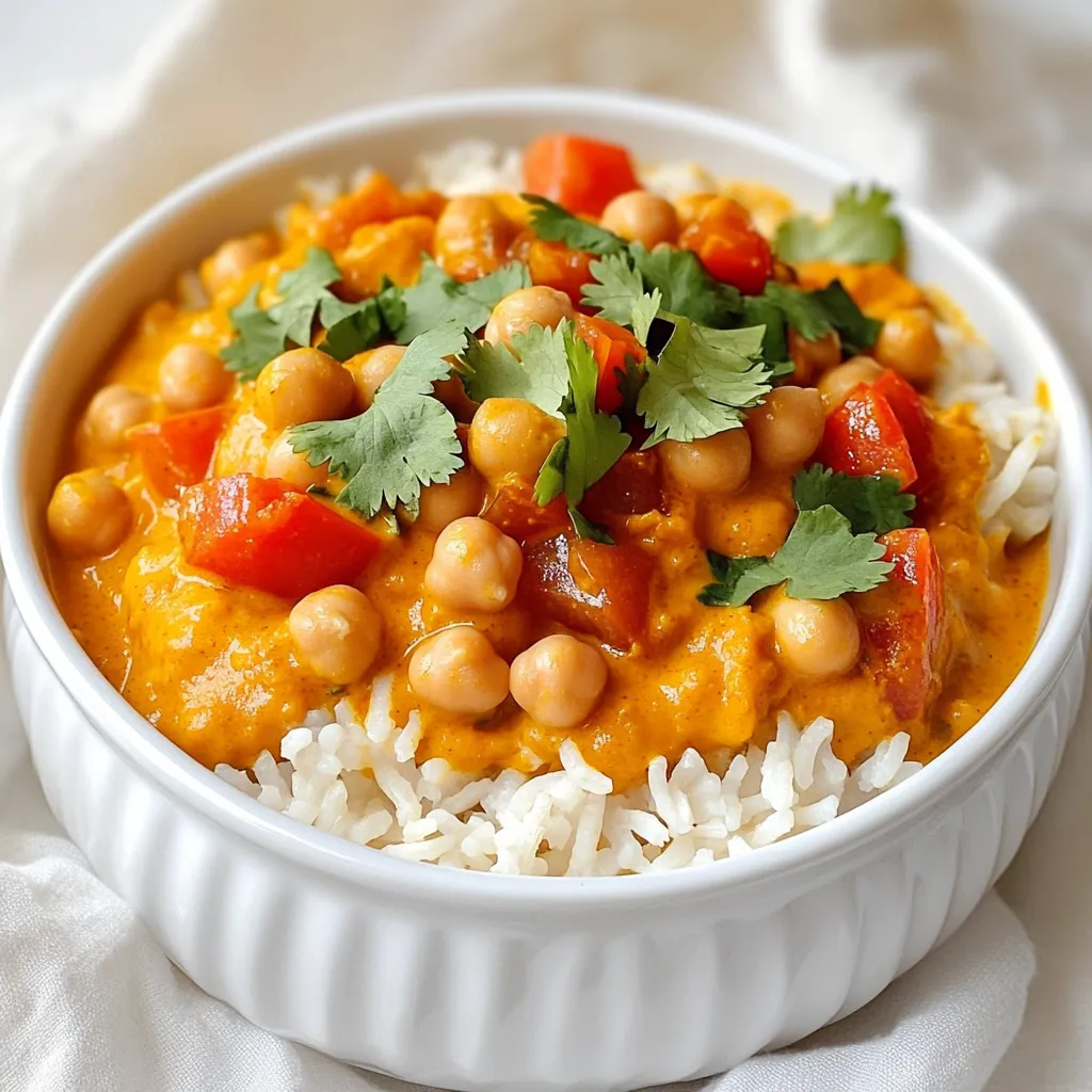 Pumpkin Chickpea Curry Slow Cooker Flavor Boost