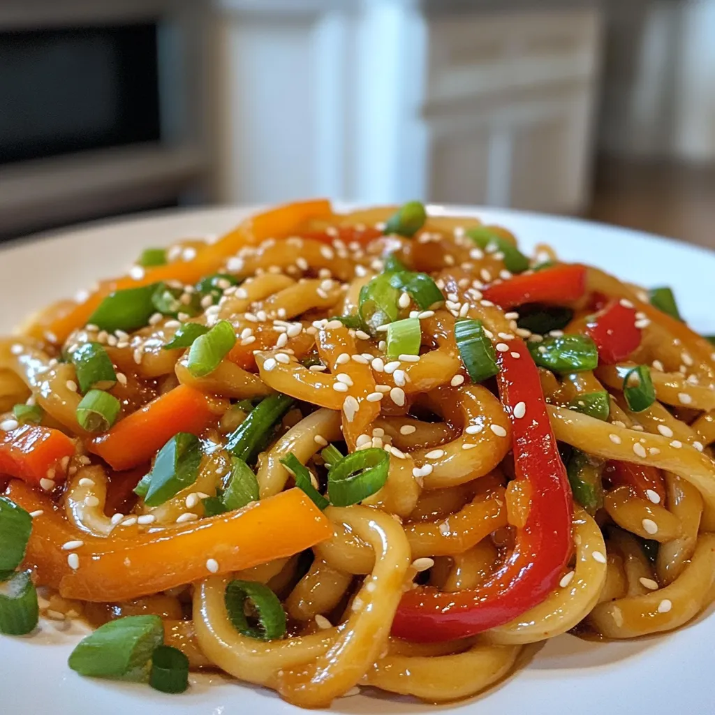 Sheet Pan Soy Sauce Udon Tasty One-Pan Meal