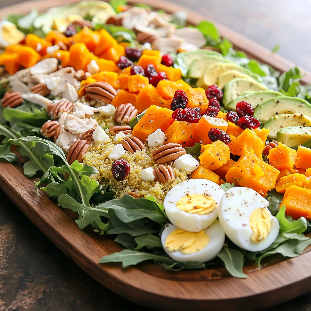 Harvest Cobb Salad with Maple Dijon Flavor Boost
