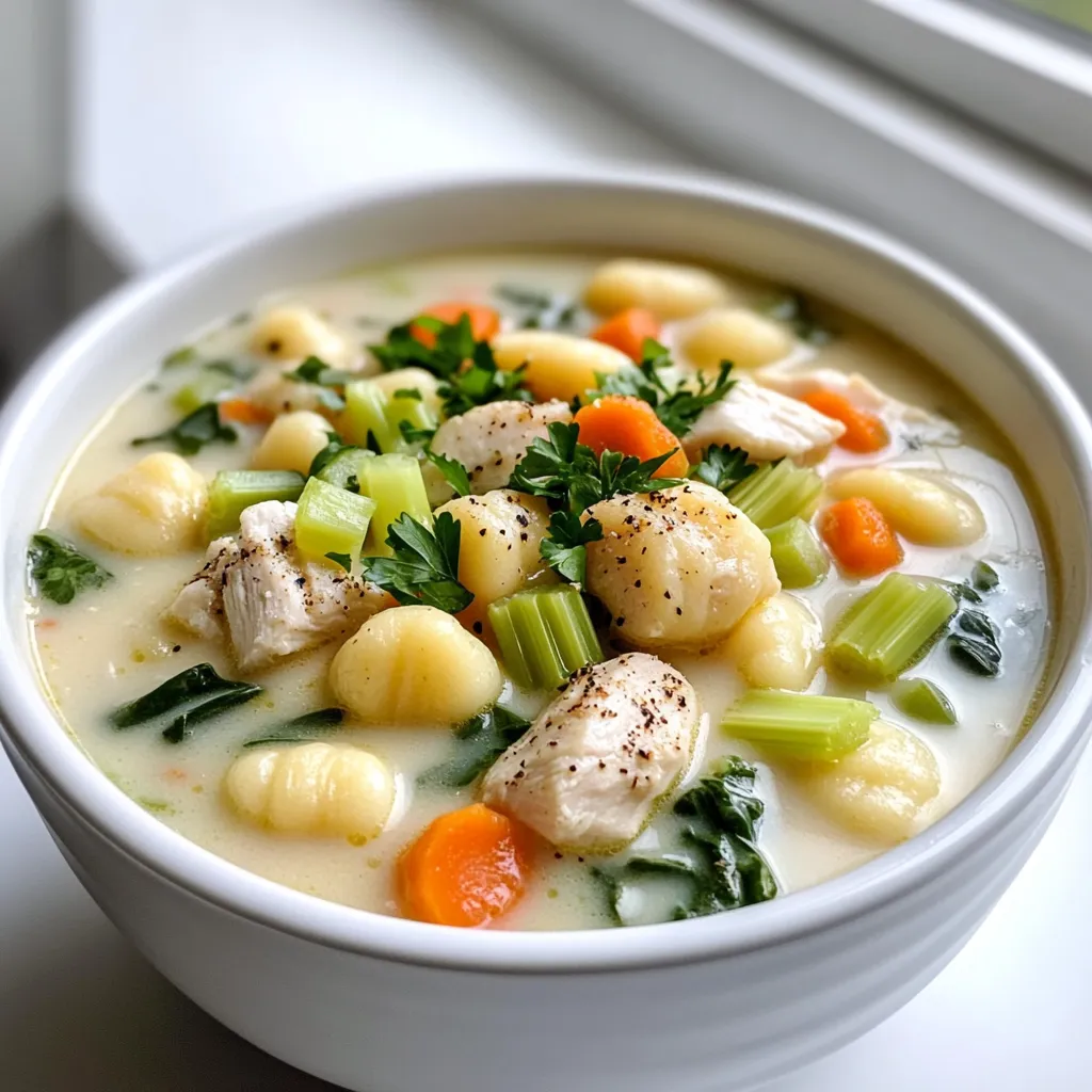 Chicken Gnocchi Soup Hearty and Comforting Meal