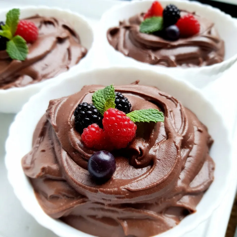 Vegan Chocolate Avocado Mousse Rich and Creamy Dessert
