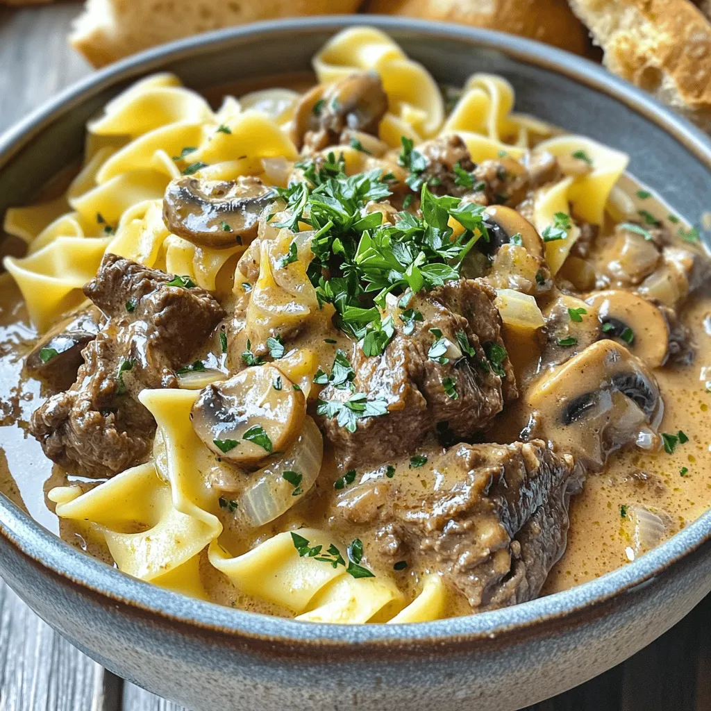 Instant Pot Beef Stroganoff Tasty Comfort Meal