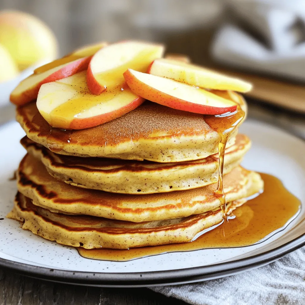 Apple Cinnamon Protein Pancakes Simple and Nutritious