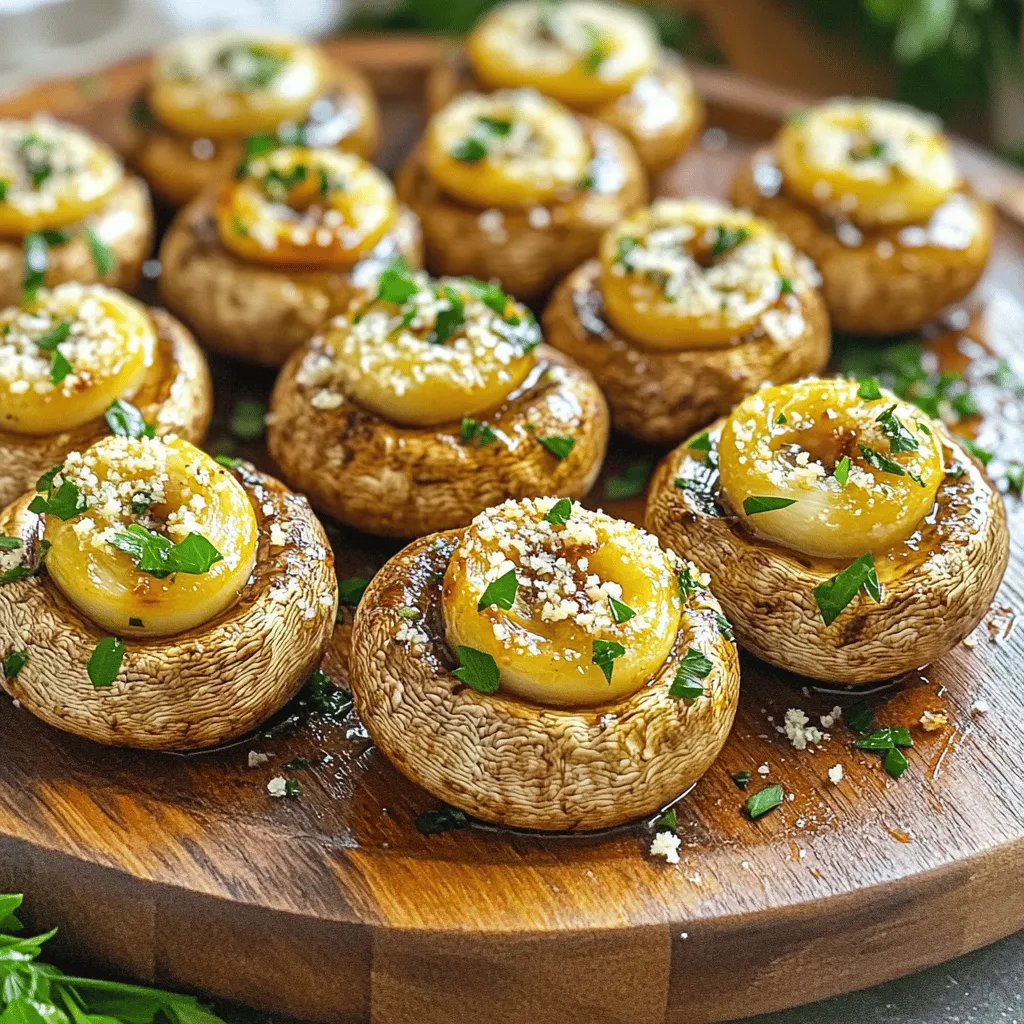 Air Fryer Garlic Parmesan Mushrooms Delicious Snack