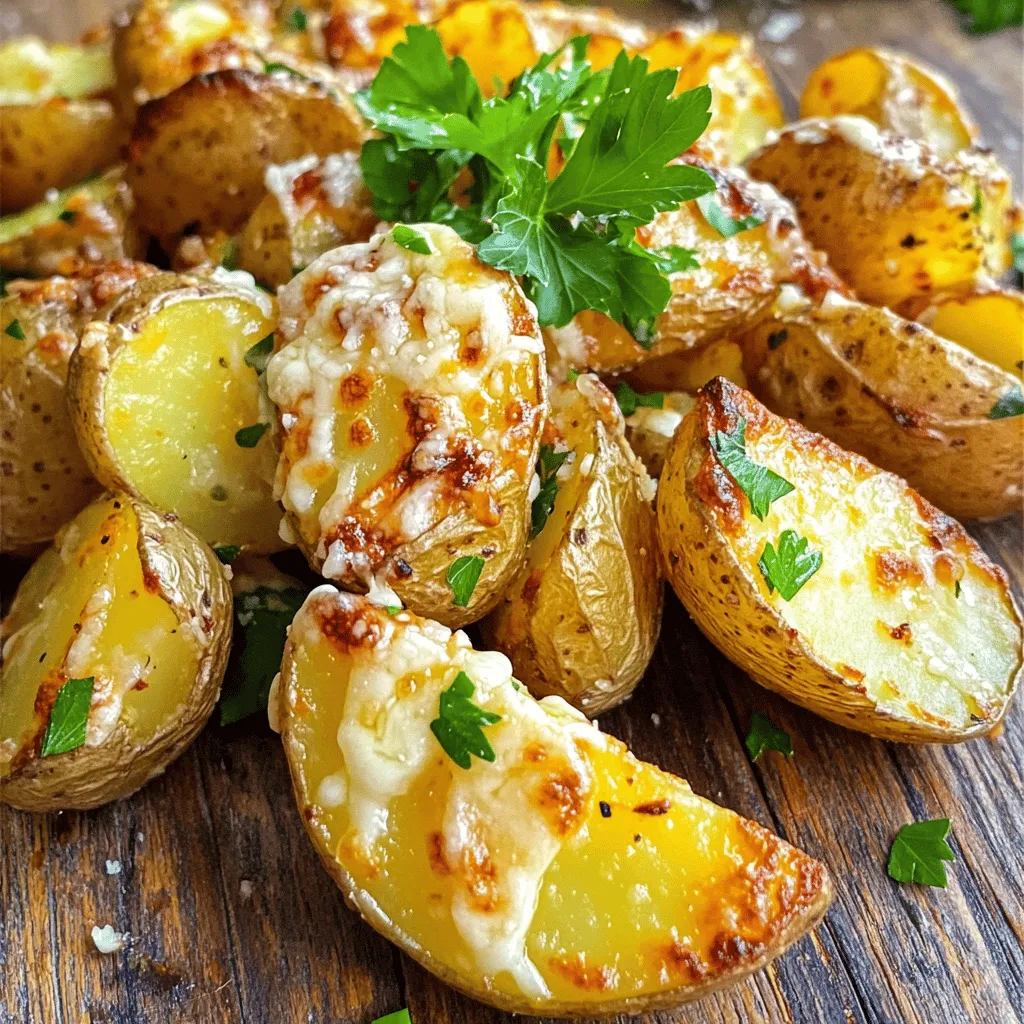 Crispy Parmesan Roasted Fingerling Potatoes Delight