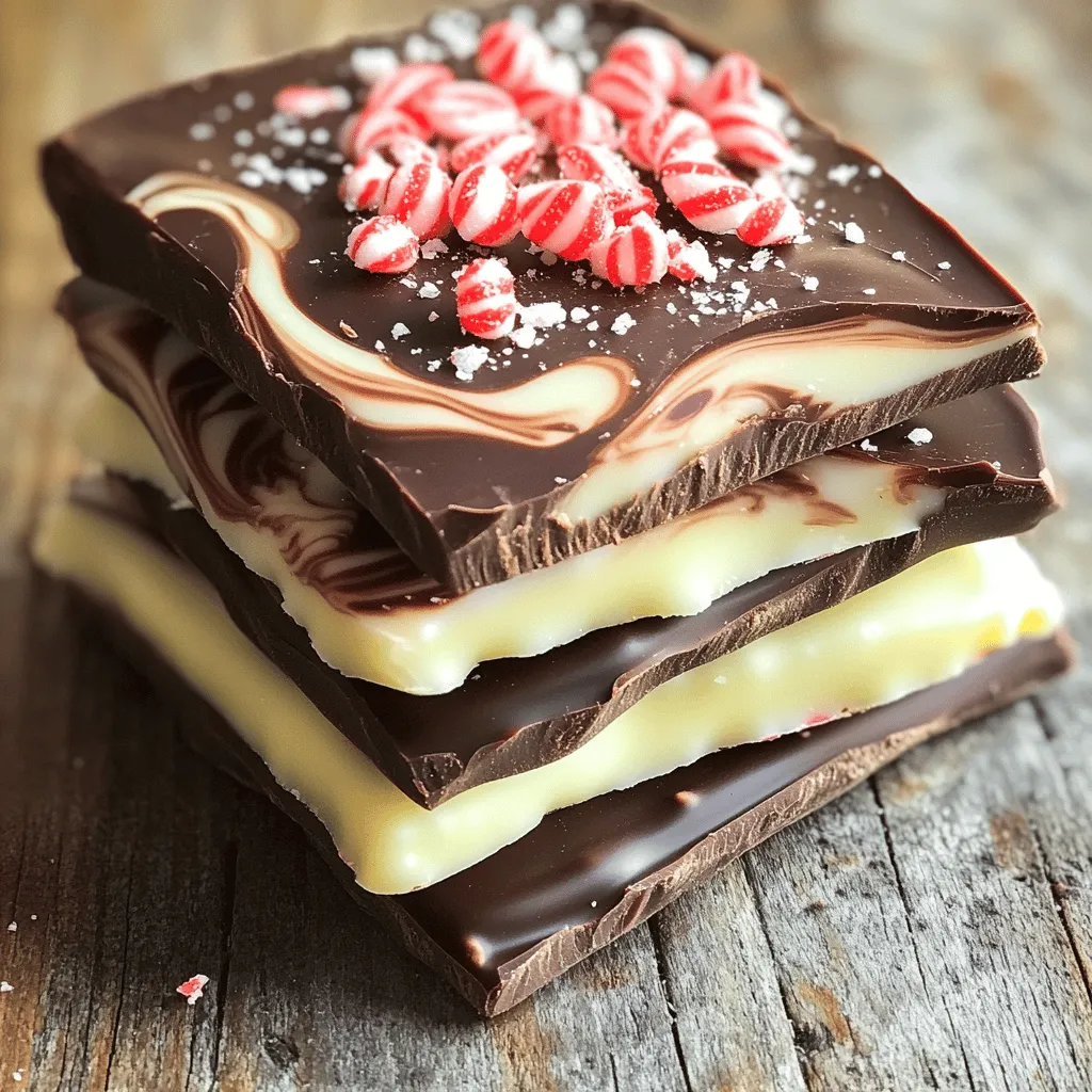 No-Bake Peppermint Chocolate Bark Delightful Recipe