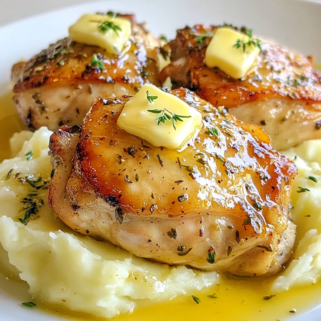 Garlic Herb Chicken with Mash Flavorful Dinner Recipe