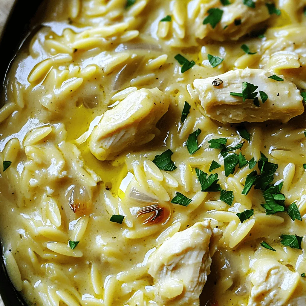 One-Pot Garlic Parmesan Chicken Orzo Recipe to Savor