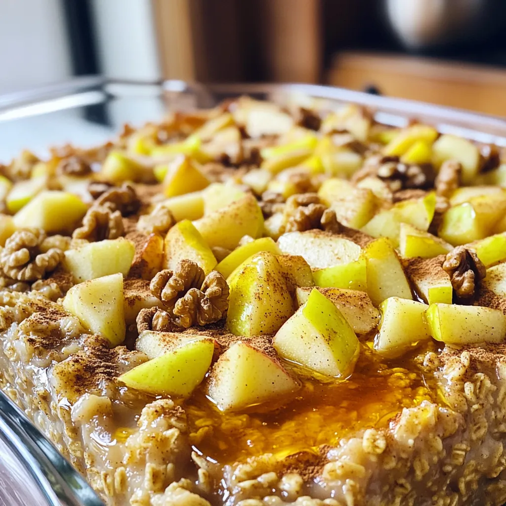 Apple Cinnamon Oatmeal Bake Simple and Tasty Recipe
