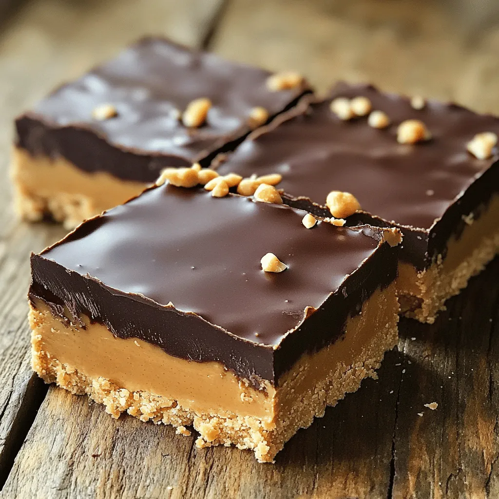 No Bake Reese’s Peanut Butter Bars Easy and Quick Treat
