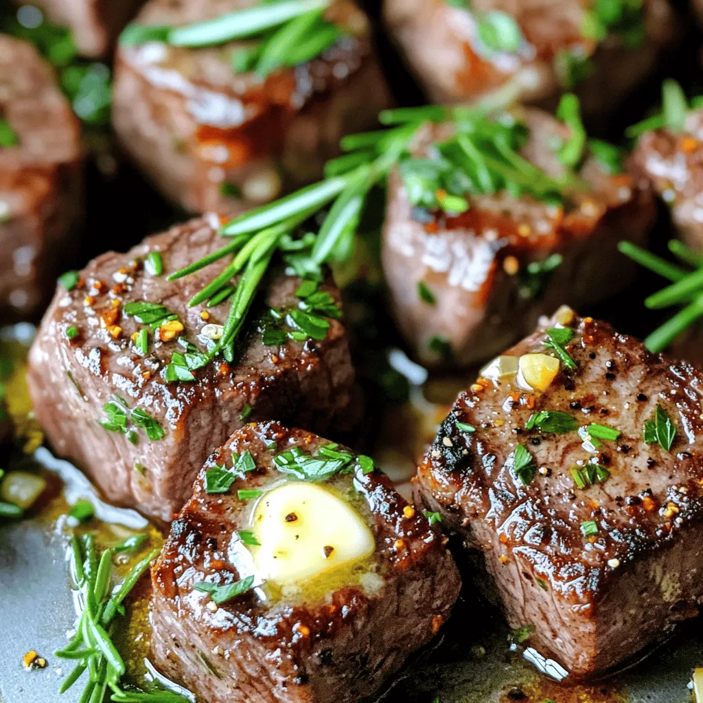 Air Fryer Garlic Butter Steak Bites Flavorful Delight