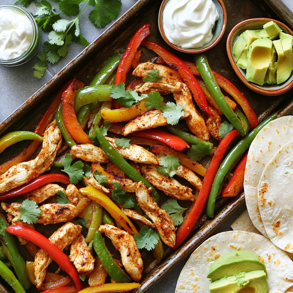 Sheet Pan Chipotle Lime Chicken Fajitas Delight