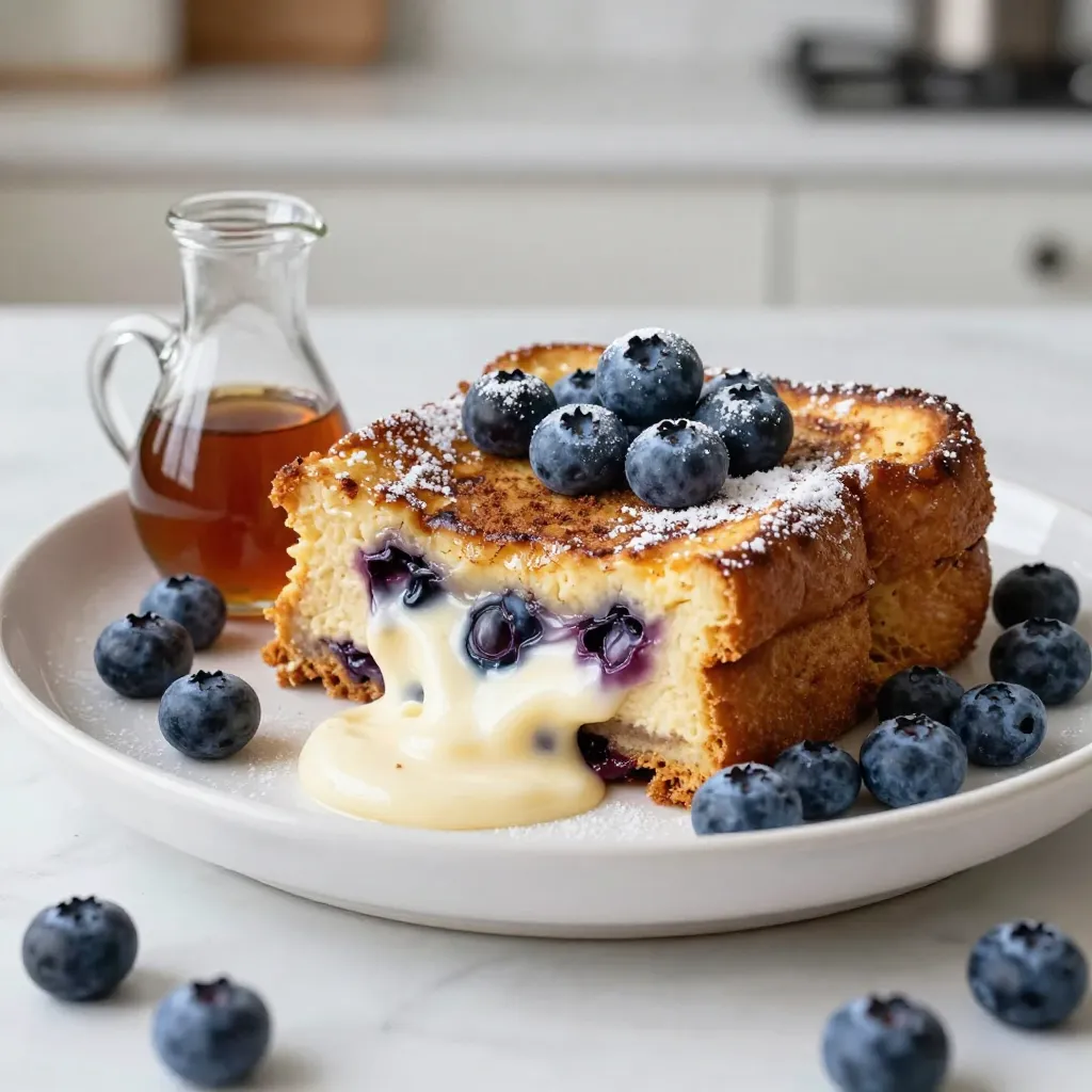 Blueberry Cheesecake French Toast Bake Delight