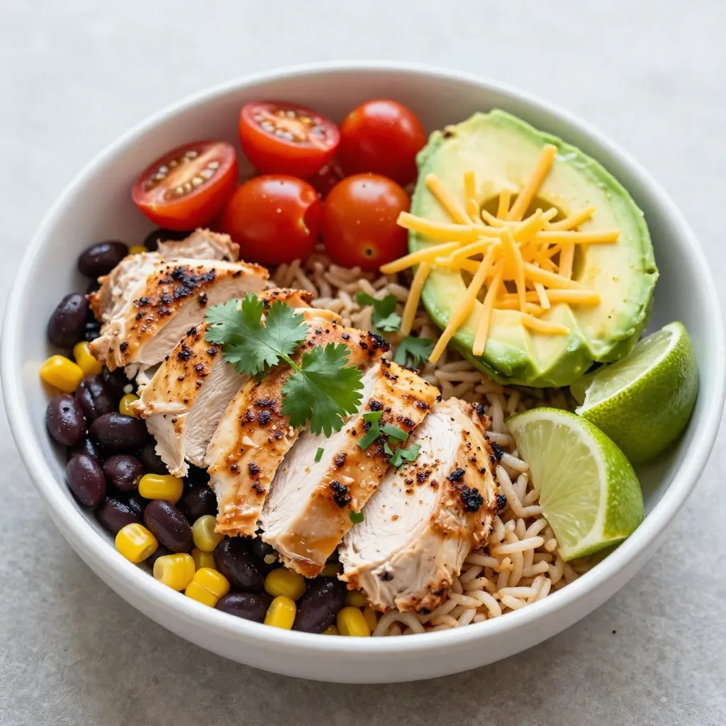 Southwest Chicken Burrito Bowls Easy Meal Idea