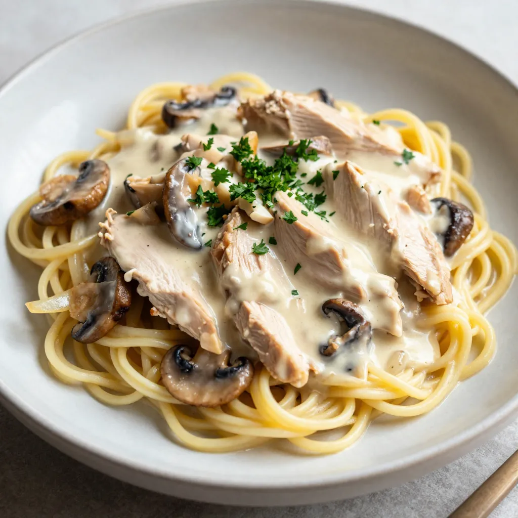 Creamy Chicken Stroganoff Cozy and Comforting Recipe