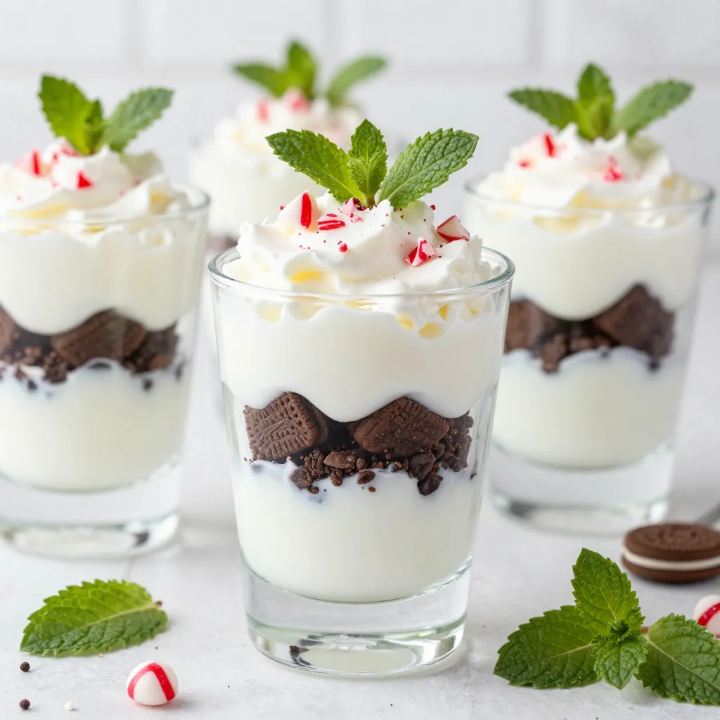 Peppermint Trifle Cups Festive and Delicious Dessert