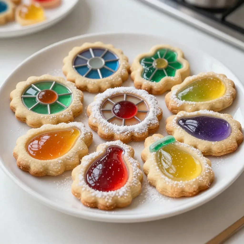 Stained Glass Cookies Colorful and Fun Treat Recipe