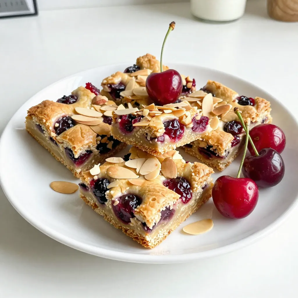 Cherry Almond Breakfast Bars Tasty and Healthy Snack