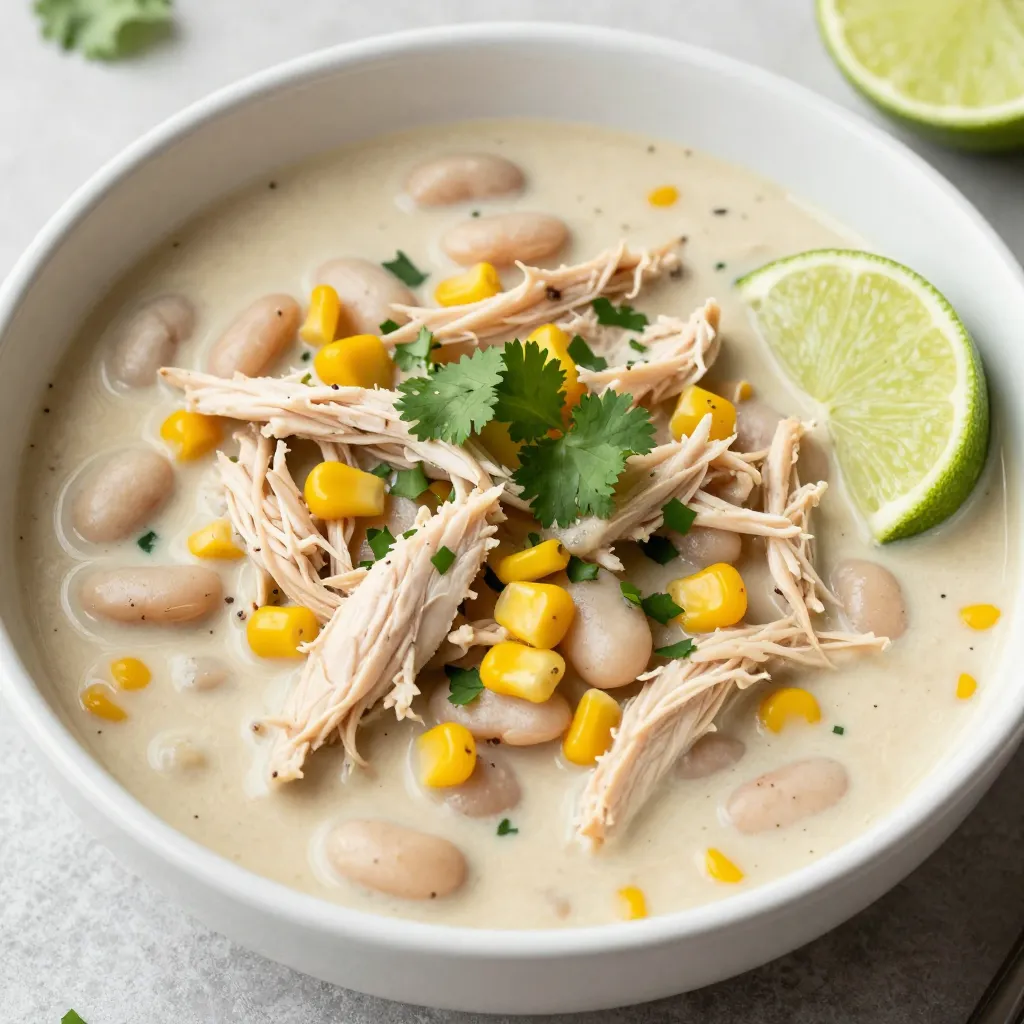 Creamy White Chicken Chili Flavorful and Cozy Meal