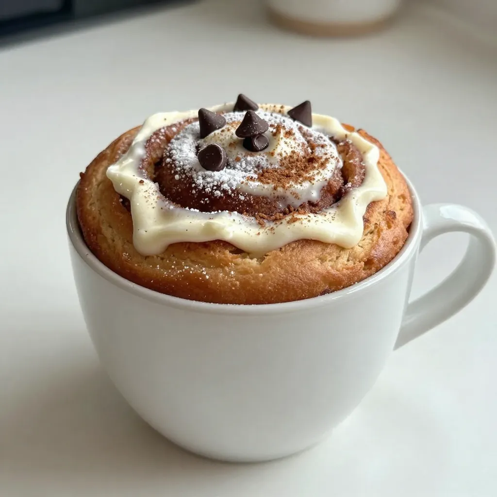 Cinnamon Roll Mug Cake Quick and Tasty Treat