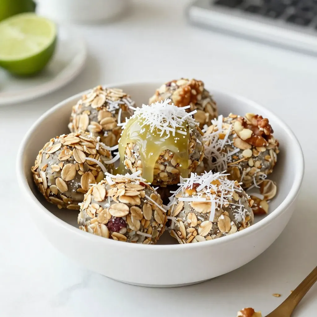 Coconut Lime Energy Bites Easy and Wholesome Snack