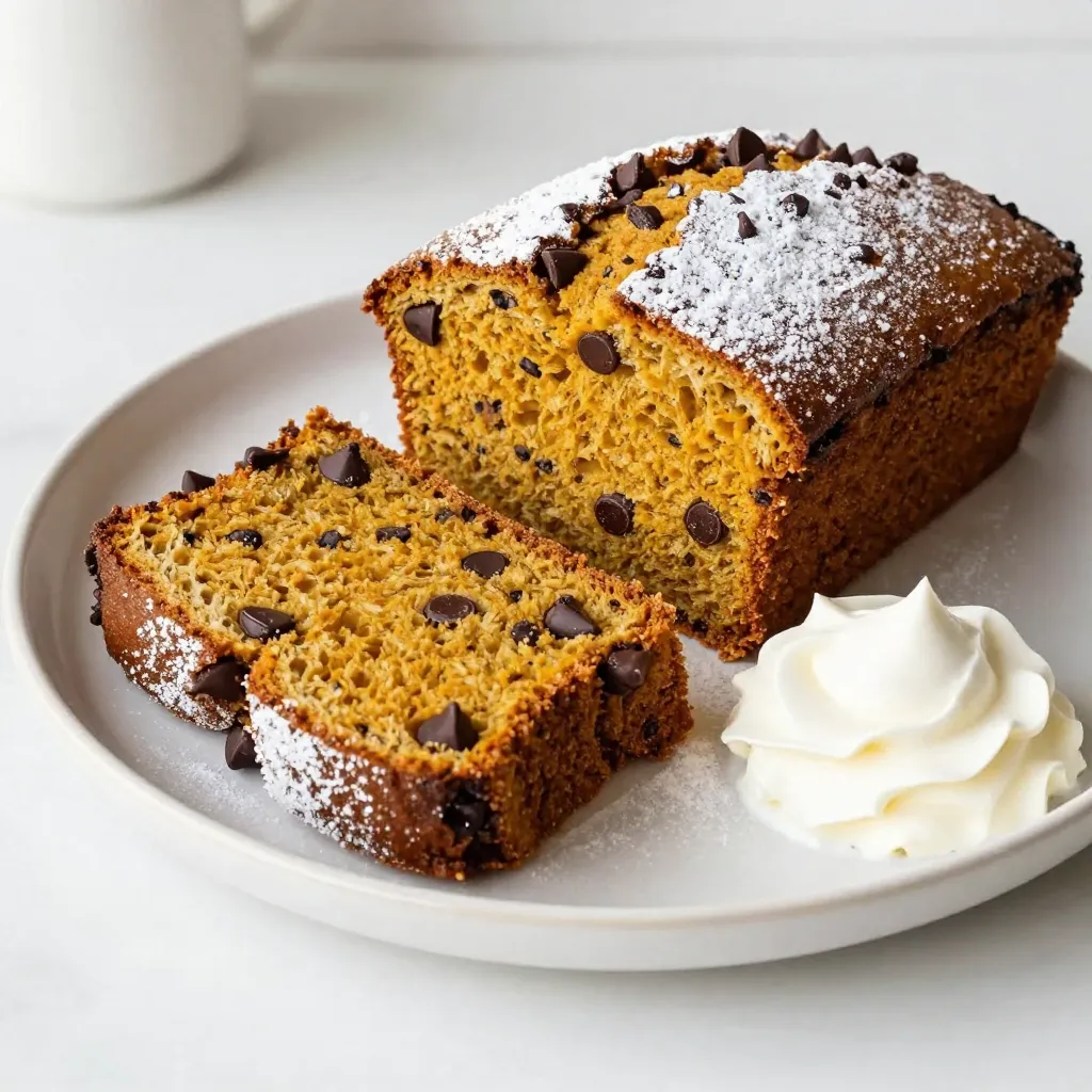 Chocolate Chip Pumpkin Bread Flavorful Fall Delight