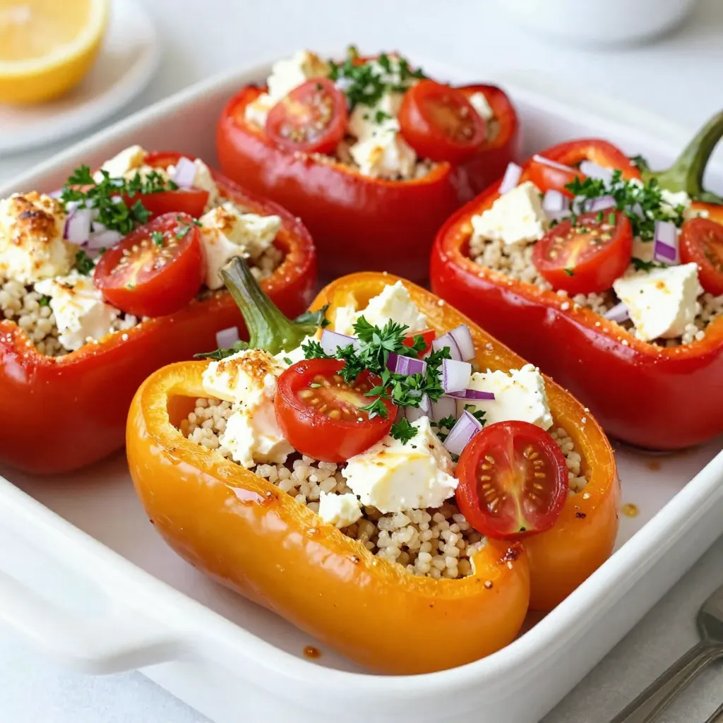 Baked Feta Stuffed Peppers Flavorful and Easy Recipe