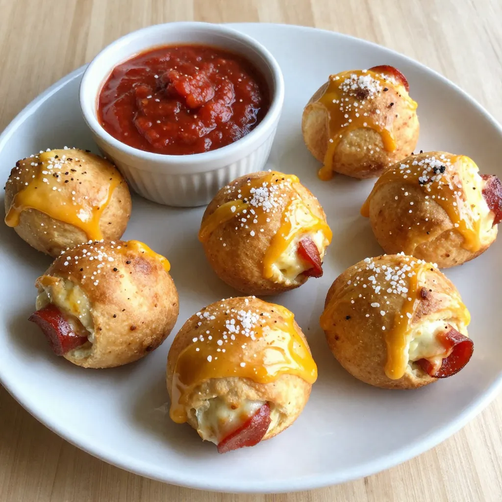 Easy Pretzel Pizza Bites Deliciously Simple Recipe