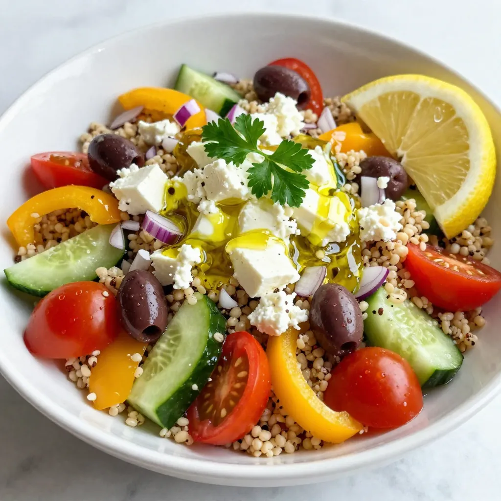 Mediterranean Quinoa Salad Fresh and Healthy Delight