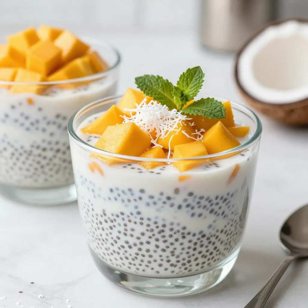 Mango Coconut Chia Pudding Simple and Tasty Treat