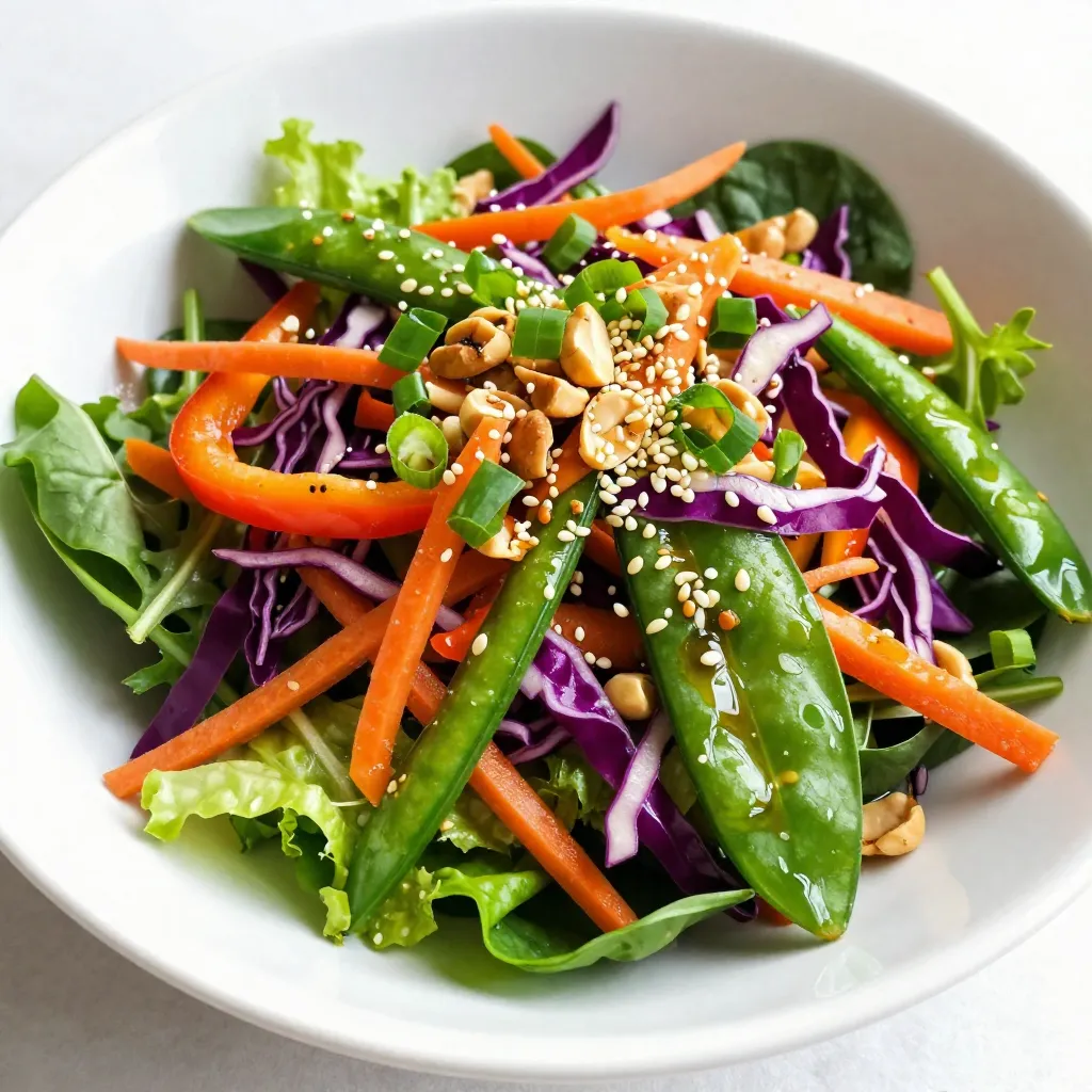 Crunchy Asian Sesame Salad Flavorful and Fresh Dish
