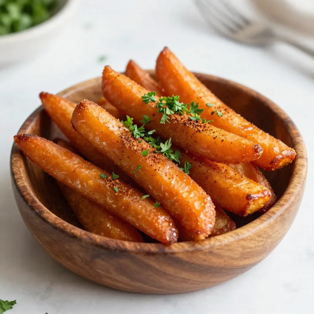 Maple Glazed Carrot Fries Flavorful and Easy Recipe