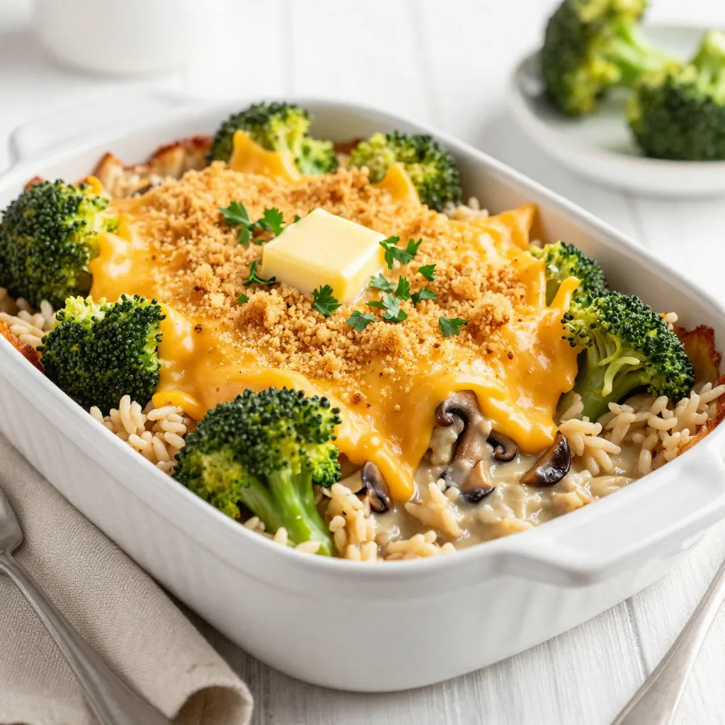 Cheesy Broccoli Rice Casserole Simple and Flavorful Dish