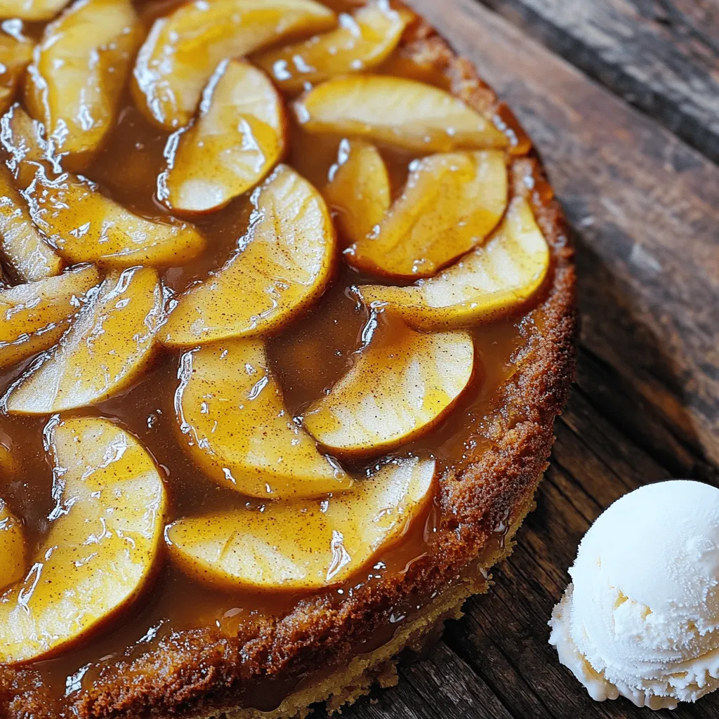 Caramel Apple Upside-Down Cake Delightful Treat
