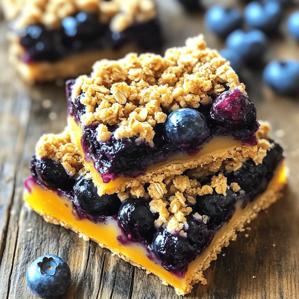Gluten-Free Blueberry Crumble Bars Delightful Treat