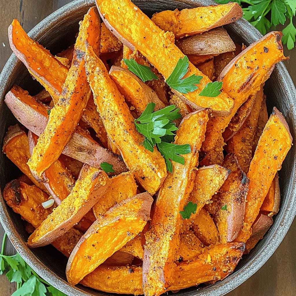 Air Fryer Crispy Sweet Potato Fries Flavorful Delight