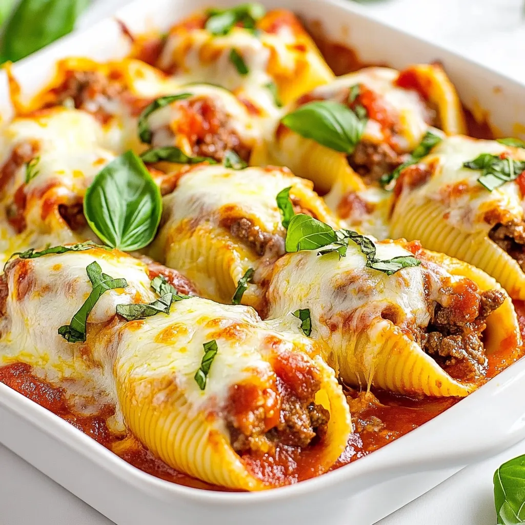 Beef Stuffed Shells Flavorful and Easy Recipe Guide