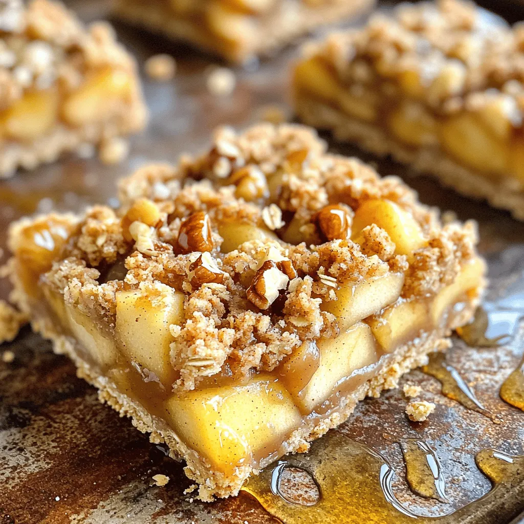 Chai Apple Crumble Bars Simple and Flavorful Delight