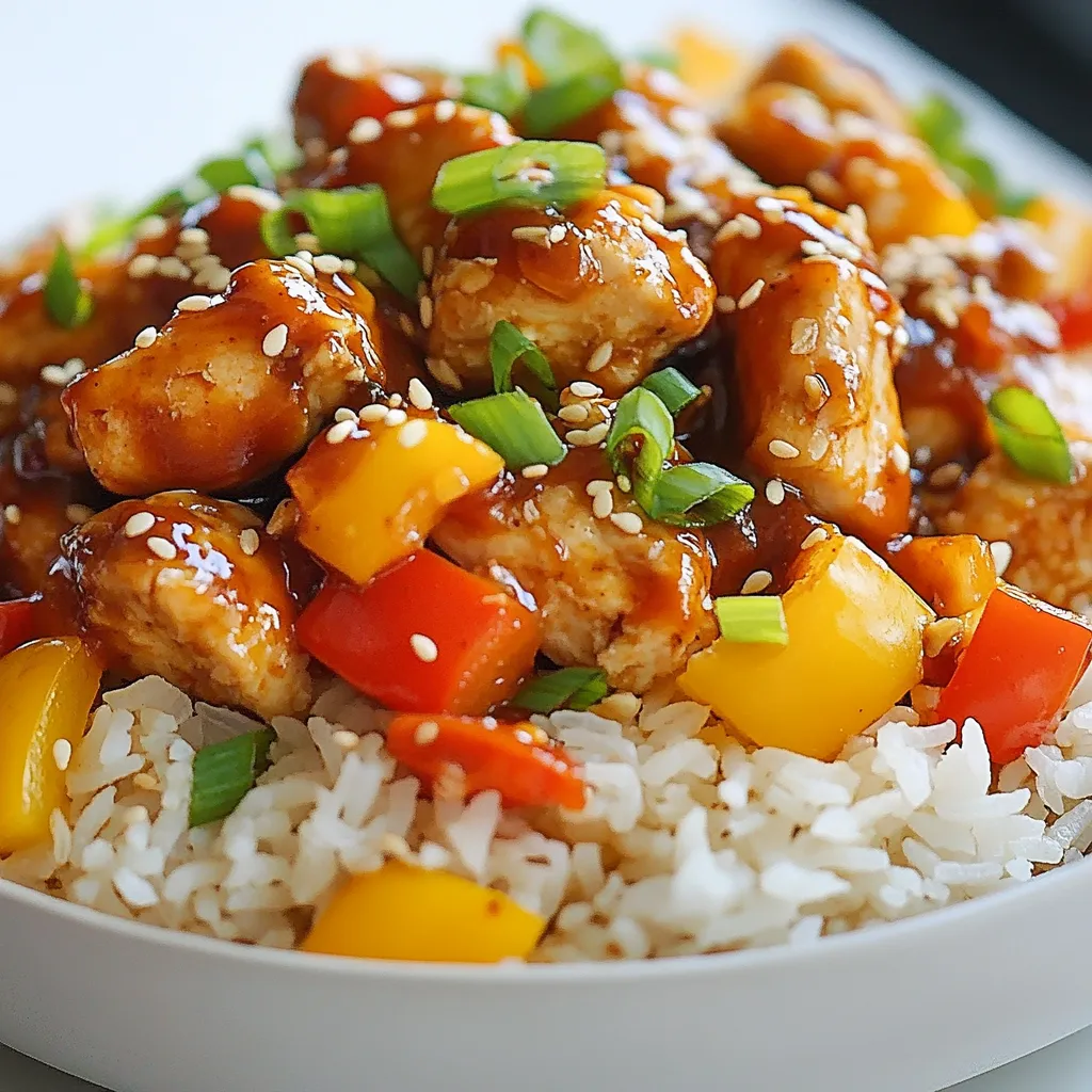 Honey BBQ Chicken Rice One-Pan Flavorful Delight