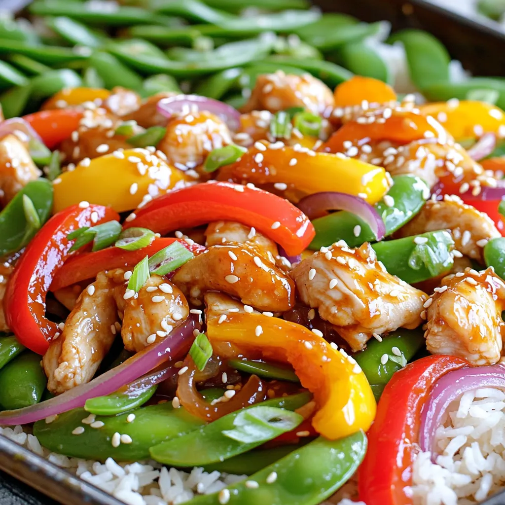 Sheet-Pan Sweet Chili Chicken Stir-Fry Recipe