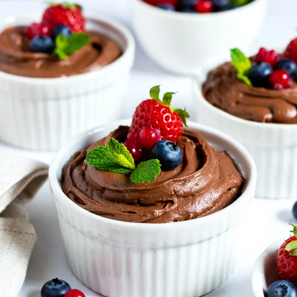 Vegan Chocolate Avocado Mousse Rich and Creamy Delight