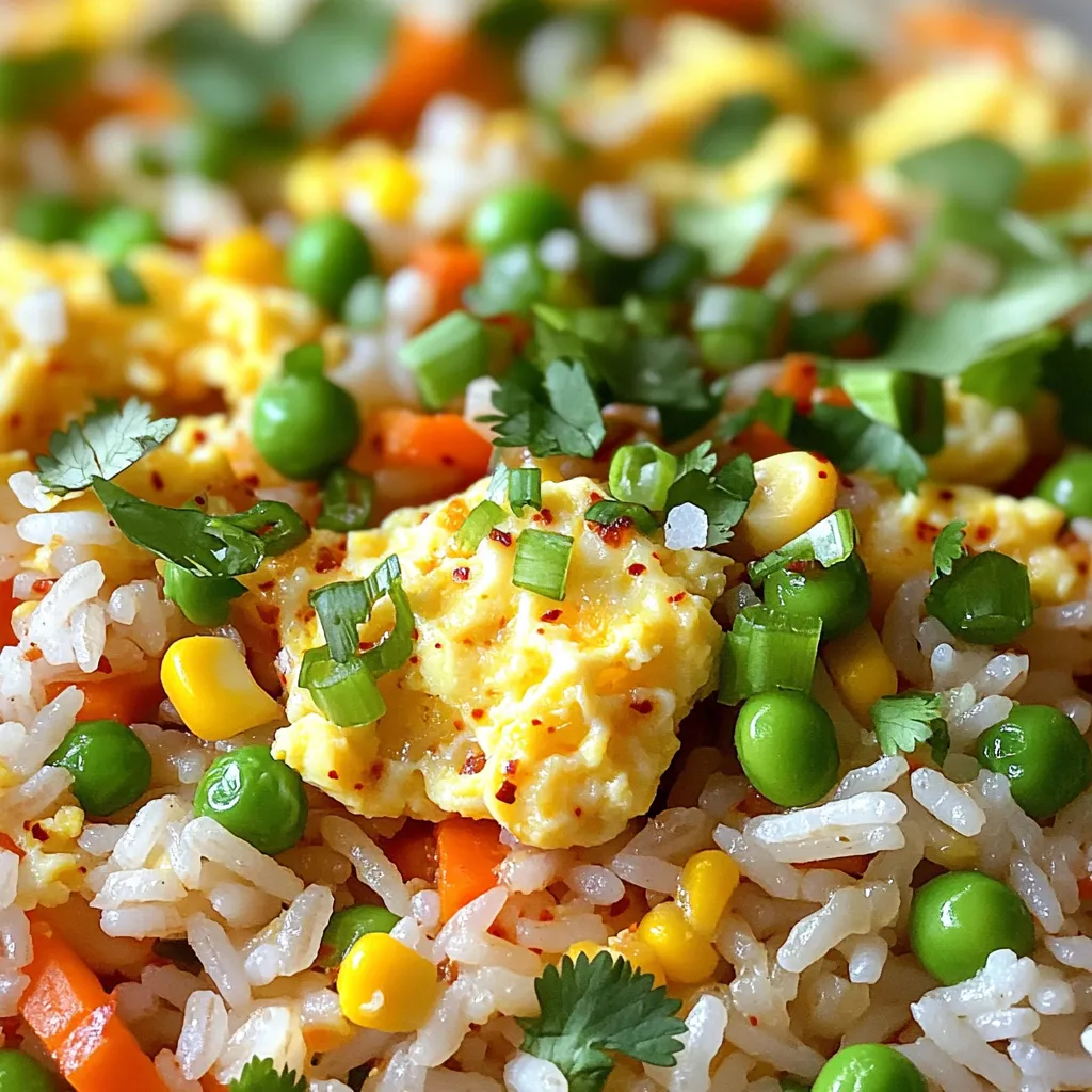 Chili Crisp Fried Rice with Egg Quick and Tasty Meal