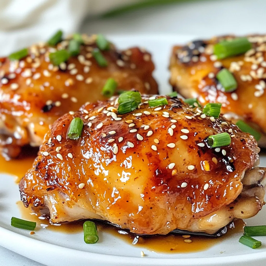 Honey Garlic Chicken Thighs Flavorful and Easy Recipe