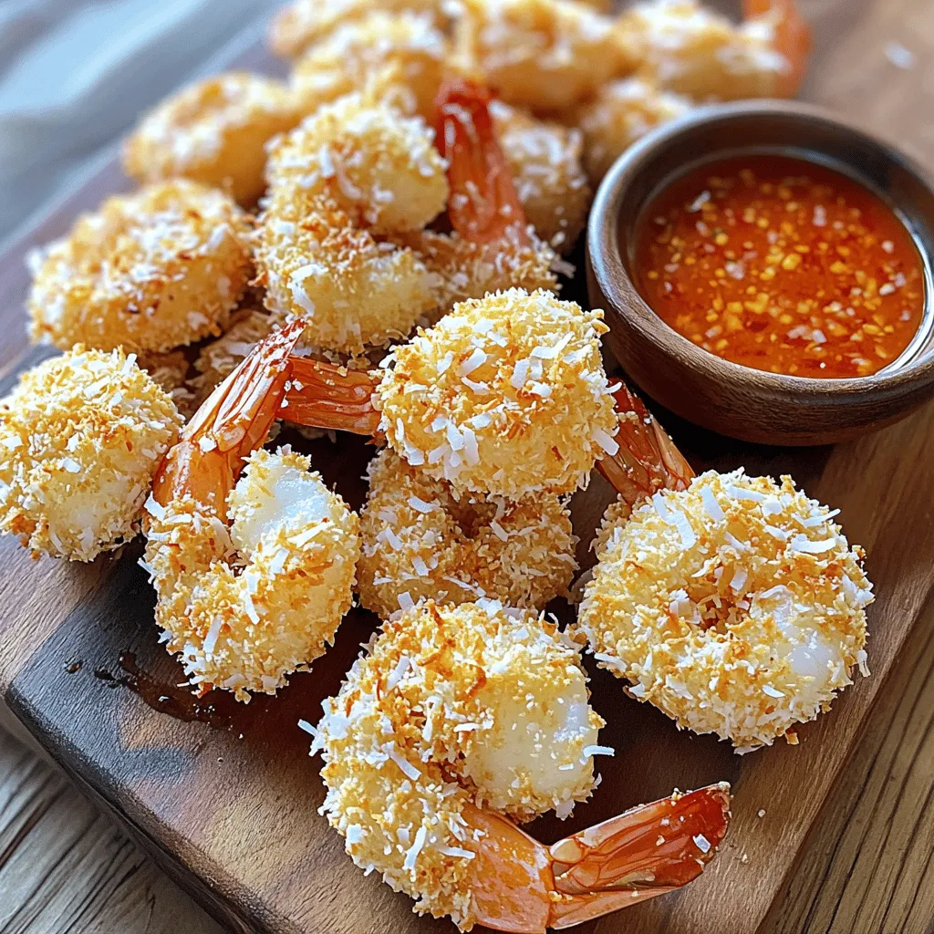 Air Fryer Crispy Coconut Shrimp Bites Delightful Treat