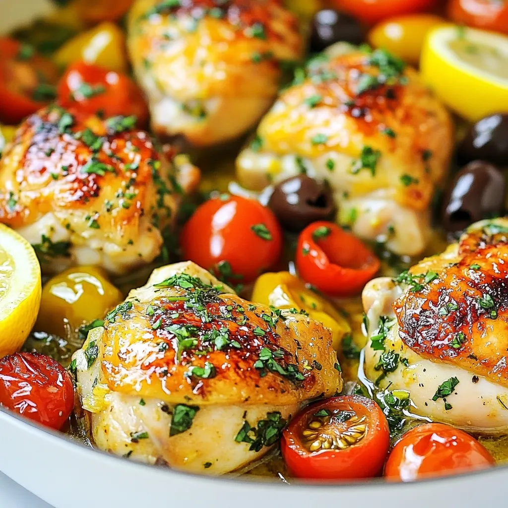 Greek Lemon Chicken Flavorful and Juicy Delight