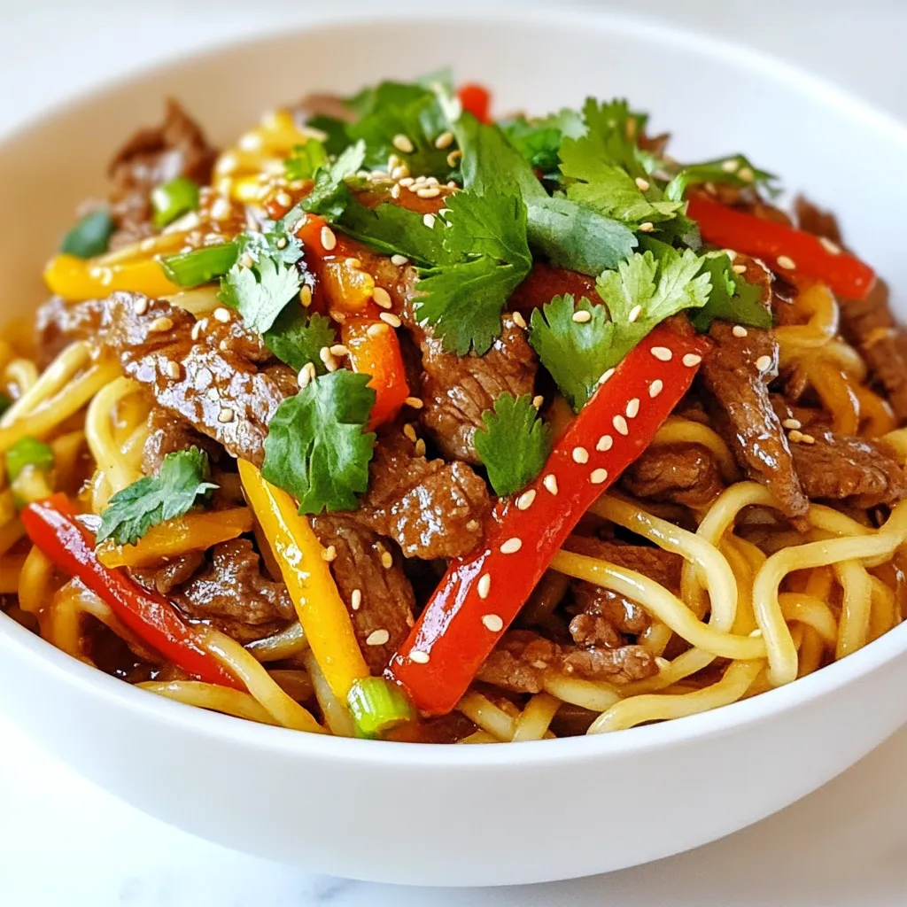 Sticky Beef Noodles Flavorful and Easy Recipe Guide
