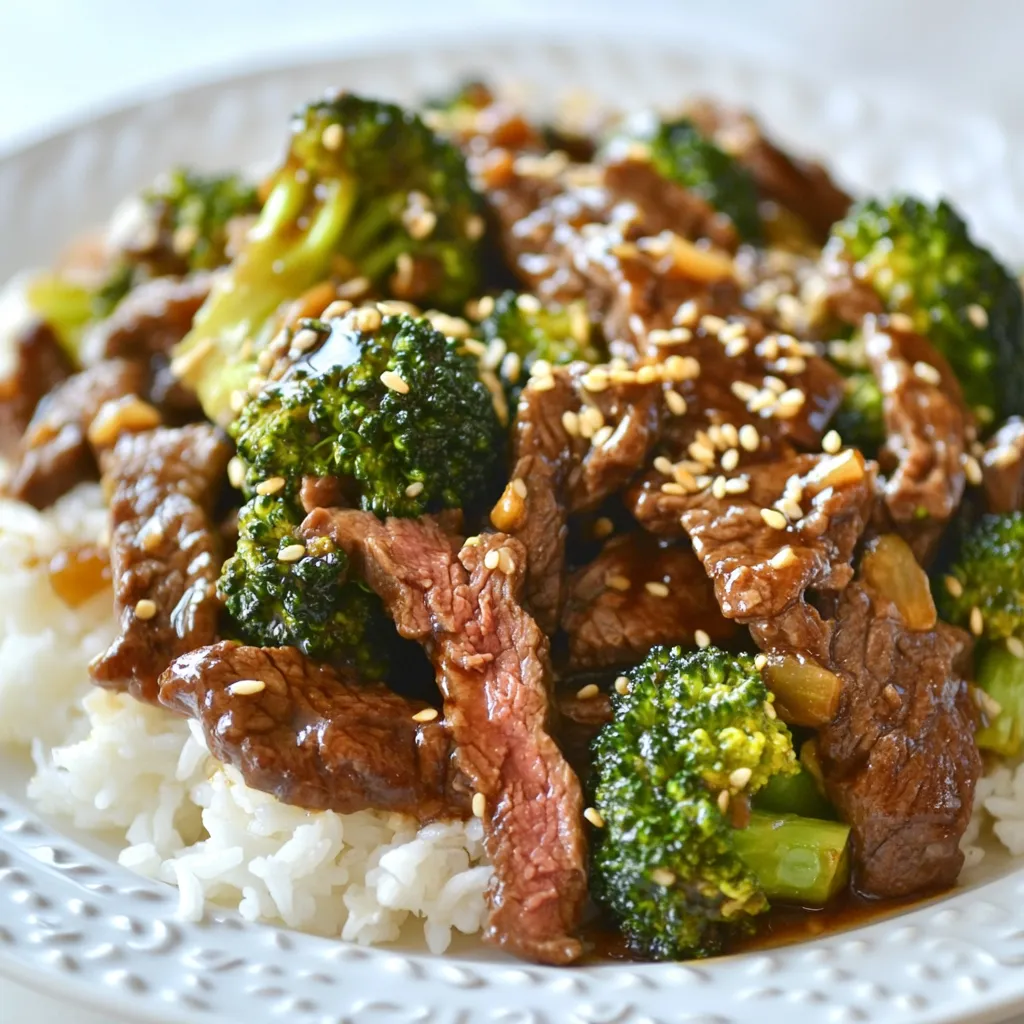 Chinese Beef Broccoli Stir Fry Flavorful and Easy Dish